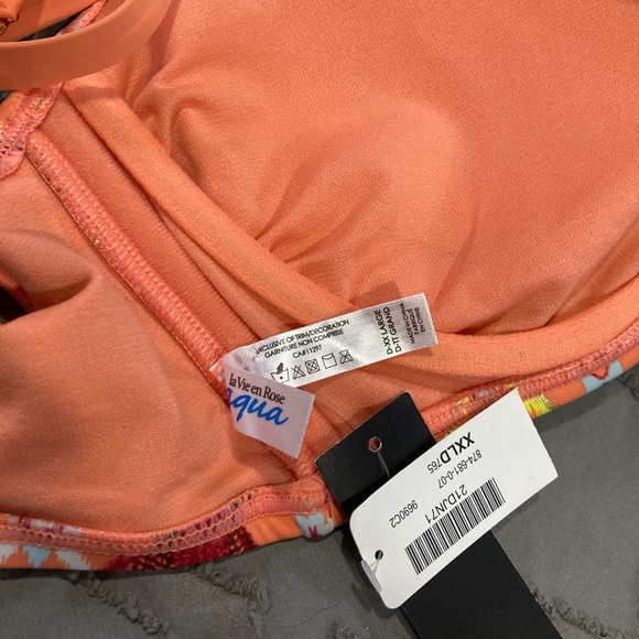 La vie En Rose swim top XXL d-cup new with tags - Picture 7 of 8